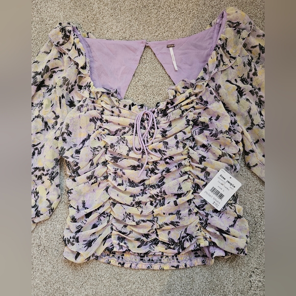 NWT Free People Mabel blouse size Large - Picture 2 of 4